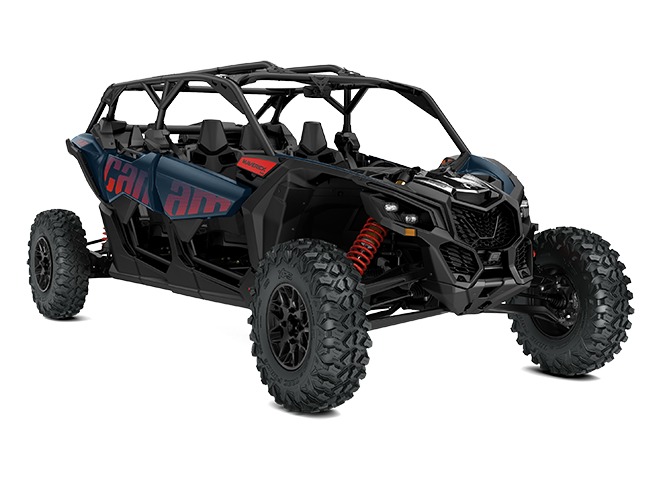 2026 Can-Am Maverick X3 MAX RS TURBO sport side-by-side from Can-Am, right-side studio view