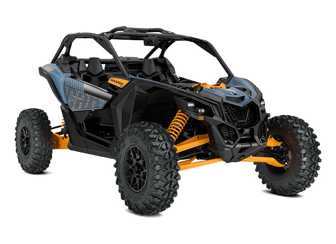 2026 Can-Am Maverick X3 RS TURBO RR sport side-by-side from Can-Am, right-side studio view