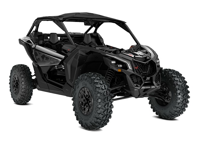 2026 Can-Am Maverick X3 X ds TURBO RR sport side-by-side from Can-Am, right-side studio view