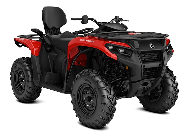 2026 Can-Am Outlander MAX DPS 500/700 sport side-by-side from Can-Am, right-side studio view