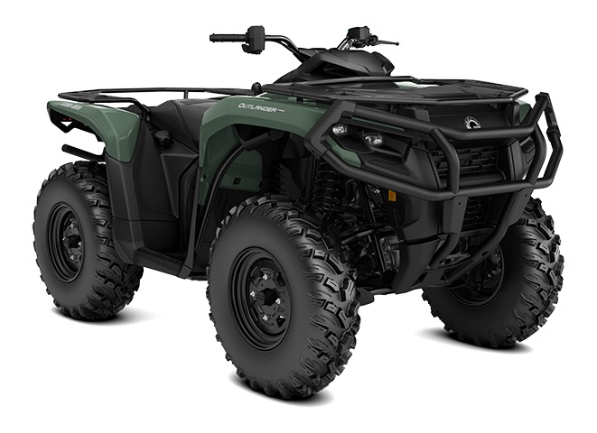 2026 Can-Am Outlander PRO HD5/HD7 sport side-by-side from Can-Am, right-side studio view