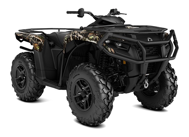 2026 Can-Am Outlander PRO Hunting Edition HD7 sport side-by-side from Can-Am, right-side studio view