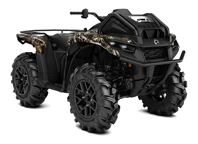 2026 Can-Am Outlander X mr 700 sport side-by-side from Can-Am, right-side studio view