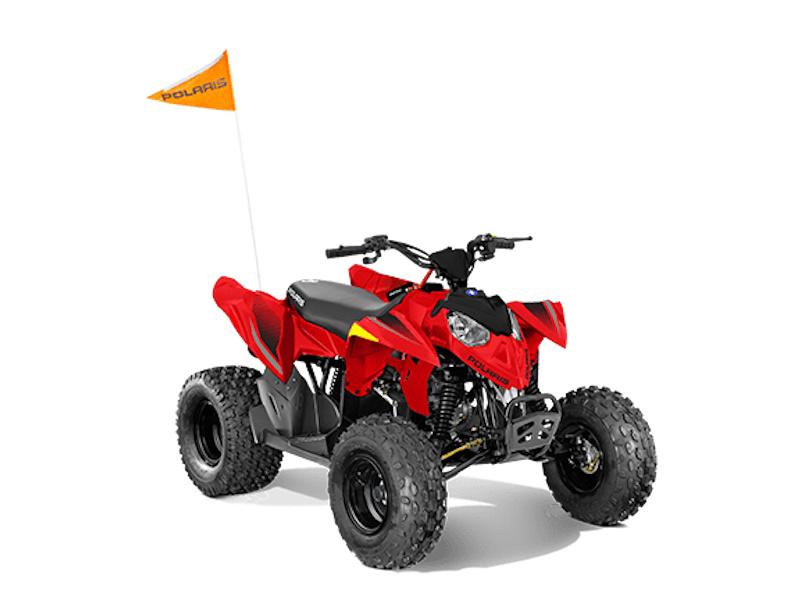 2026 Polaris Outlaw 110 EFI Base sport side-by-side from Polaris, right-side studio view