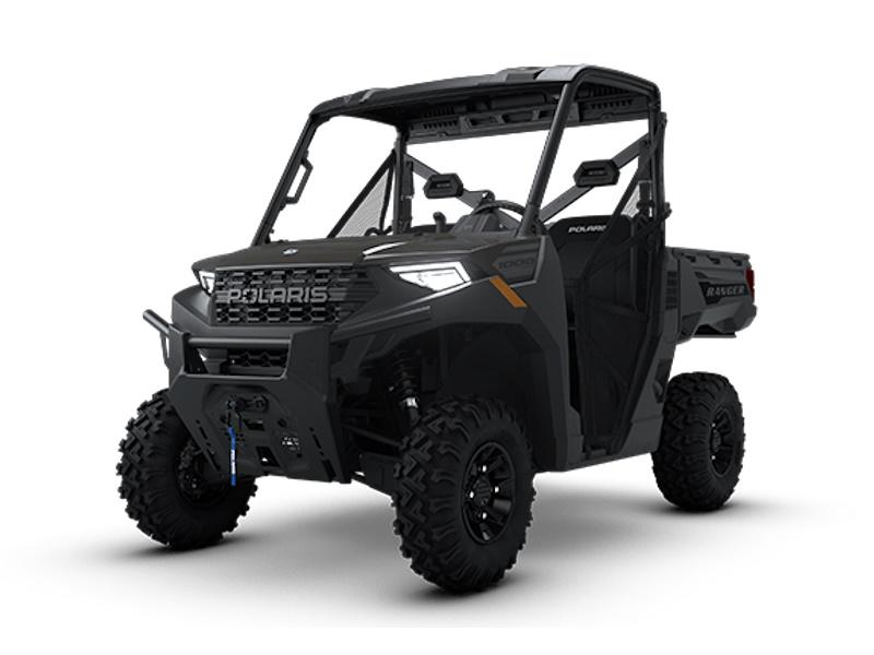 2026 Polaris Ranger 1000 Premium utility side-by-side from Polaris, right-side studio view