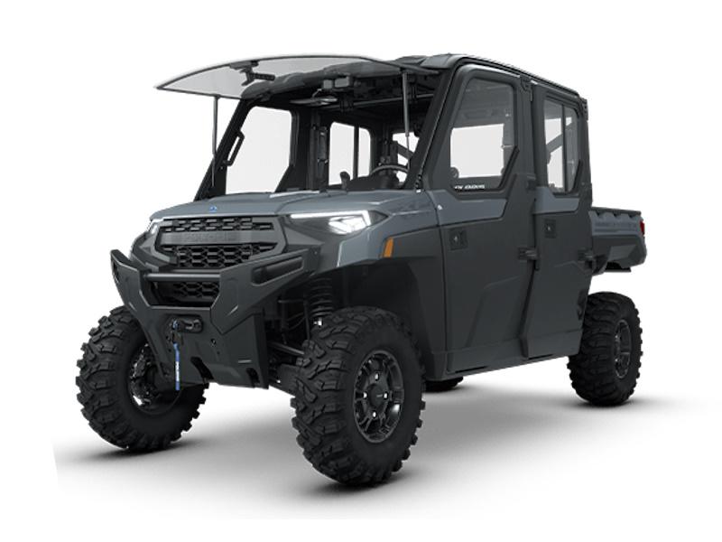2026 Polaris Ranger Crew XP 1000 NorthStar Edition Premium utility side-by-side from Polaris, right-side studio view