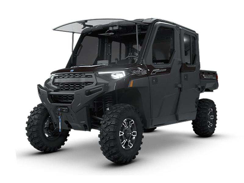 2026 Polaris Ranger Crew XP 1000 NorthStar Texas Edition utility side-by-side from Polaris, right-side studio view