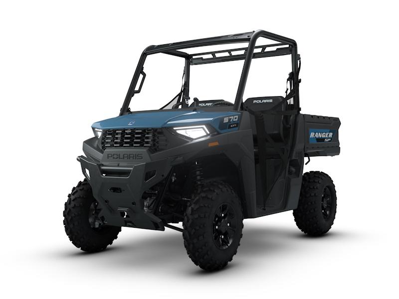 2026 Polaris Ranger SP 570 Premium utility side-by-side from Polaris, right-side studio view