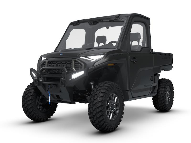 2026 Polaris Ranger XD 1500 NorthStar Ultimate utility side-by-side from Polaris, right-side studio view