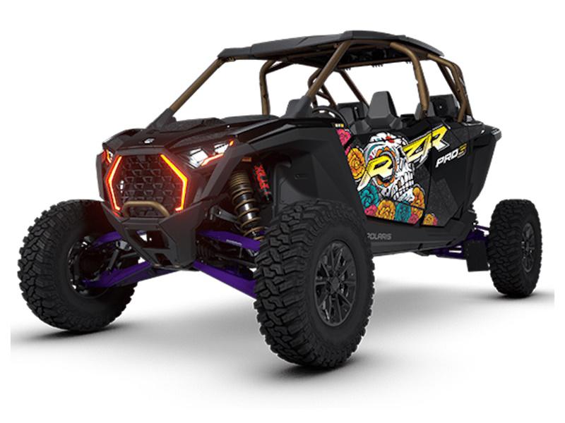 2026 Polaris RZR Pro S 4 Ultimate Calavera Edition sport side-by-side from Polaris, right-side studio view