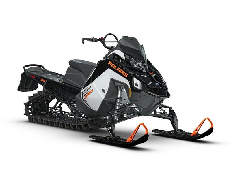 2027 Polaris 650 RMK SP 155 ES sport side-by-side from Polaris, right-side studio view