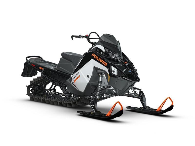 2027 Polaris 850 RMK SP 155 ES sport side-by-side from Polaris, right-side studio view
