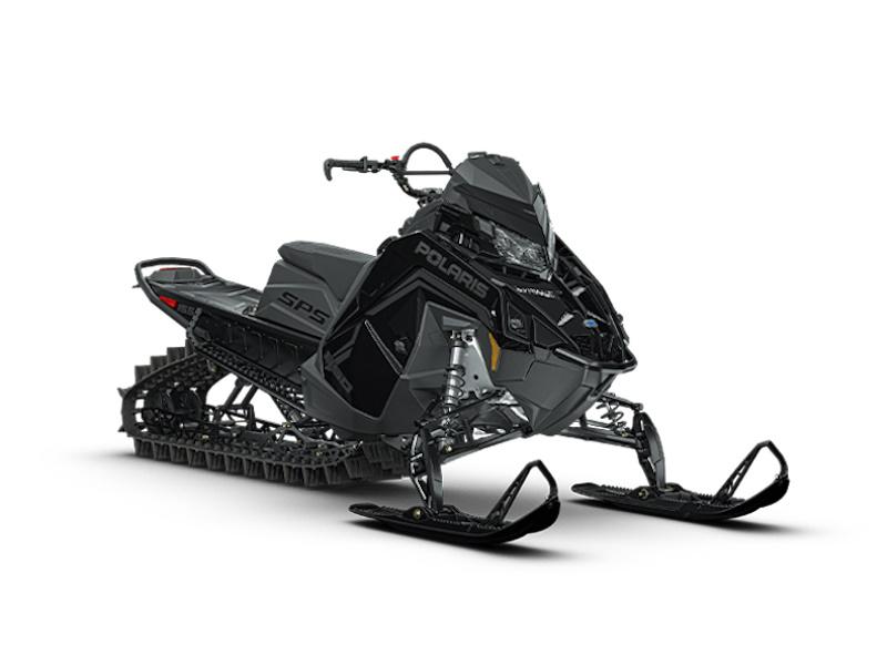 2027 Polaris 850 RMK SPS 155 7S sport side-by-side from Polaris, right-side studio view