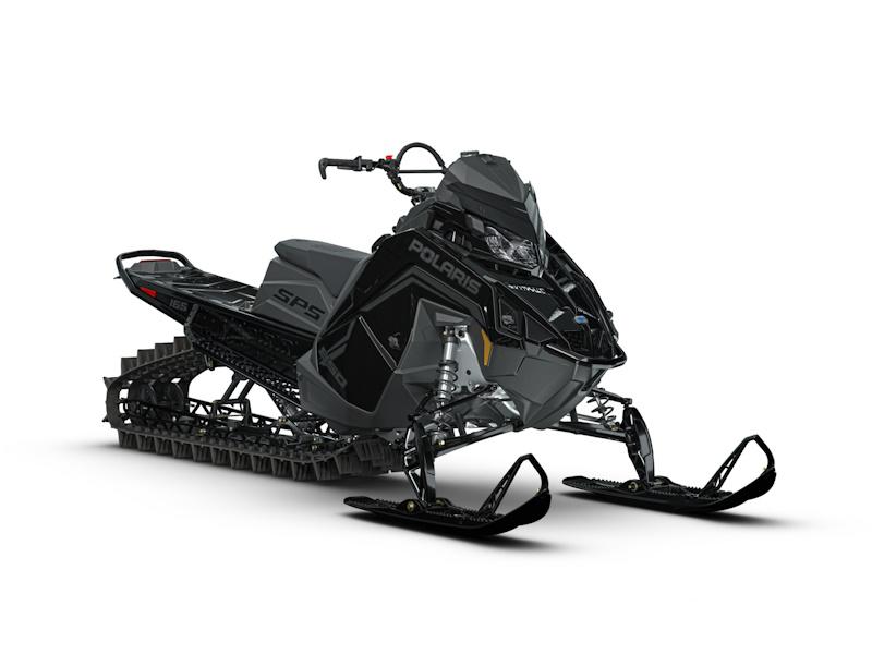 2027 Polaris 850 RMK SPS 165 ES sport side-by-side from Polaris, right-side studio view