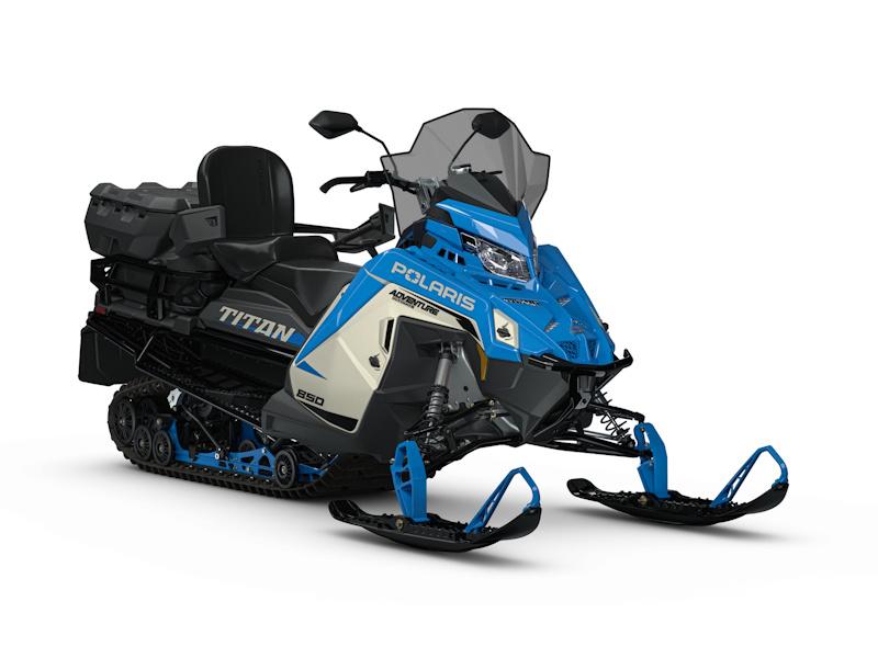 2027 Polaris 850 Titan Adventure Ultimate 1.8 Matte Silver Quartz