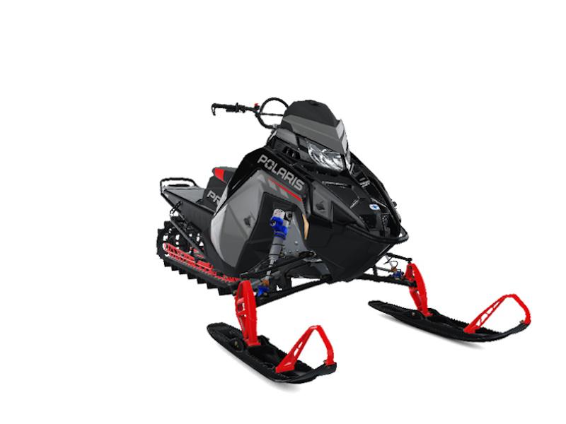 2027 Polaris Patriot Boost PRO RMK 165 Sunrise sport side-by-side from Polaris, right-side studio view