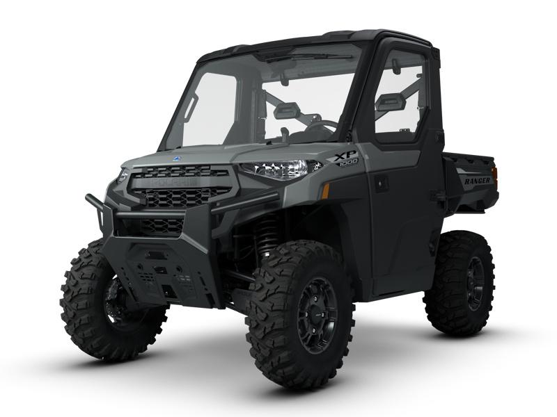 2027 Polaris Ranger XP 1000 Cab utility side-by-side from Polaris, right-side studio view
